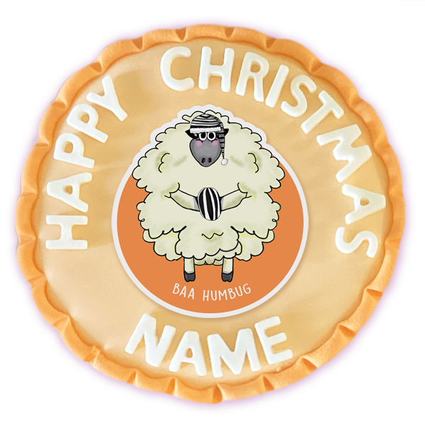 Almost Happy Christmas Sheep