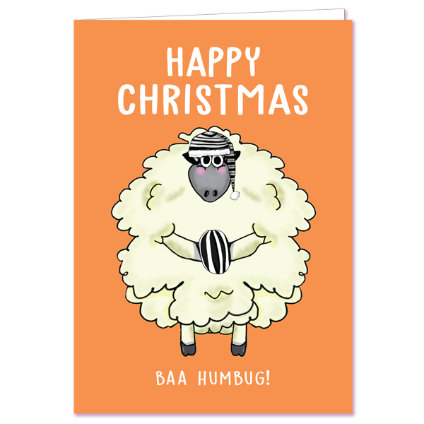 Christmas Grumpy Sheep