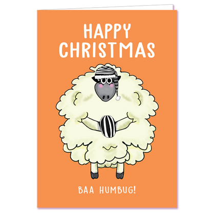 Christmas Grumpy Sheep