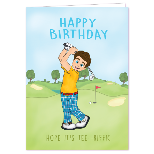 Happy Golfer