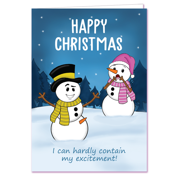 Excited Snowman