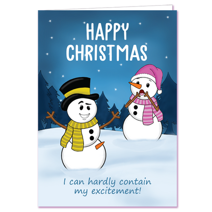 Excited Snowman